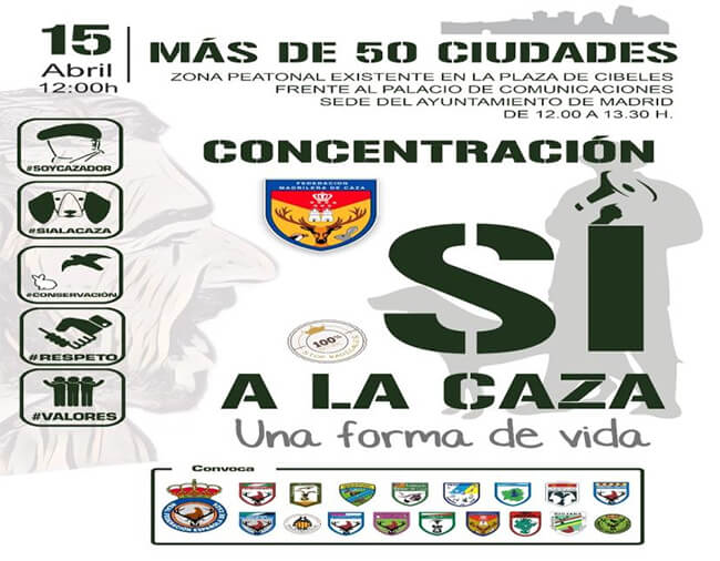 Concentración Sí a la caza